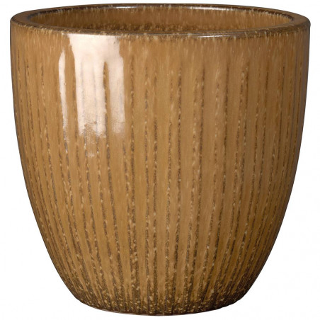 MACETA VASO CALIFORNIA ÁMBAR 