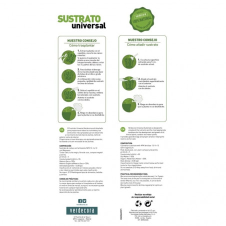 SUSTRATO UNIVERSAL VERDECORA
