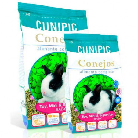 ALIMENTO BABY CONEJO TOY, MINI Y SUPERTOY