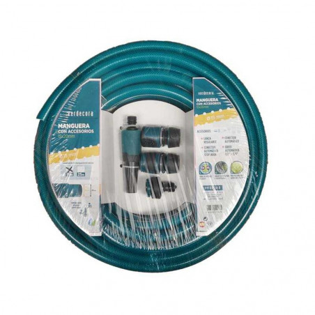 MANGUERA CON ACCESORIOS 15MM VERDECORA
