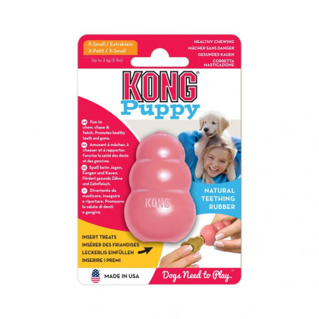 KONG PUPPY AZUL - JUGUETE PERRO CACHORRO