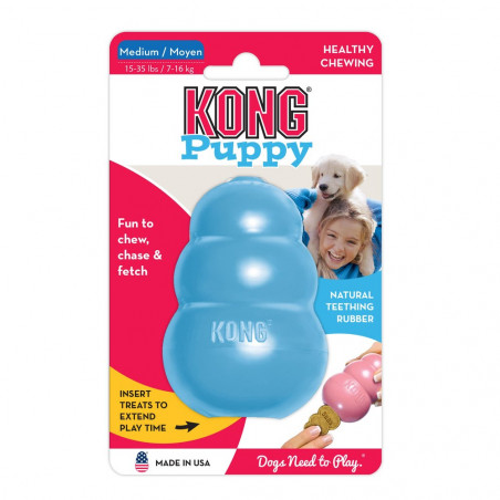 KONG PUPPY AZUL - JUGUETE PERRO CACHORRO