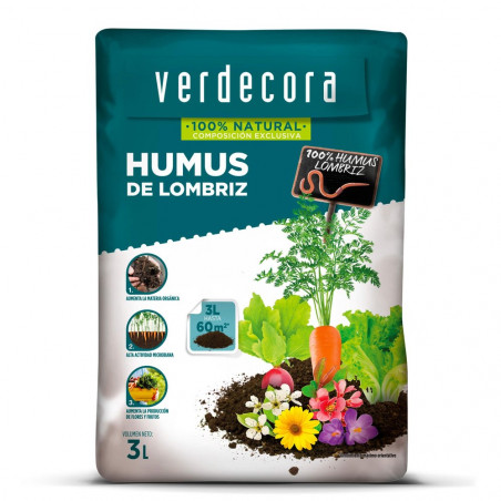 HUMUS DE LOMBRIZ VERDECORA