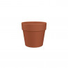 MACETA ANCHA BARRO ROJO