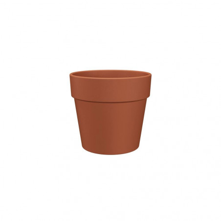 MACETA ANCHA BARRO ROJO