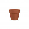 MACETA ANCHA BARRO ROJO