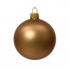 SET 4 BOLAS CRISTAL 10CM COBRE