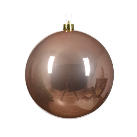 BOLA ROSA PERLADO NAVIDAD