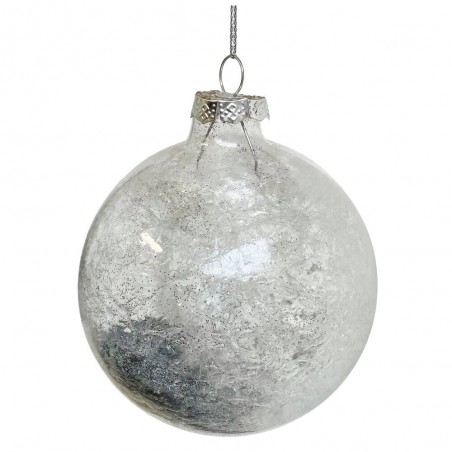 BOLA CRISTAL HILOS PLATA