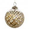BOLA CRISTAL DIAMANTE DORADO