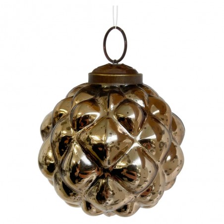 COLGANTE CRISTAL DORADO RELIEVE 