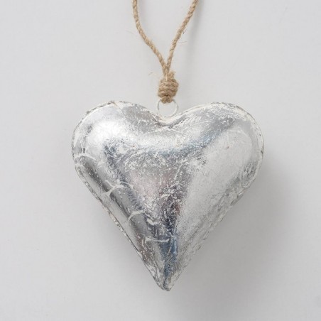 COLGANTE CORAZÓN PLATA