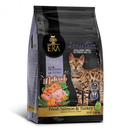 PIENSO GATO ERA STERILISED SENSITIVE ADULT SALMON  Y PAVO