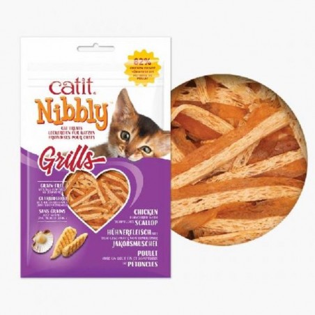 SNACK NIBBLY GRILLS POLLO Y VIEIRA 30GR