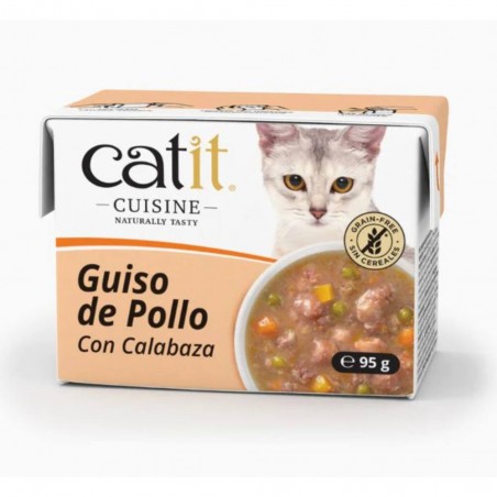 CATIT CUISINE GUISO DE POLLO CON CALABAZA 95G