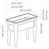 MESA DE CULTIVO HUERTO VENEZIA 80CM