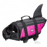 Chaleco salvavidas tiburón rosa