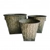 MACETERO ZINC CON ASAS LATERALES CON RELIEVE