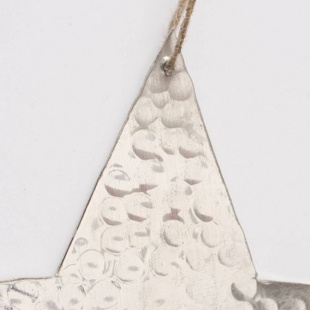 ESTRELLA DECORATIVA PLATA