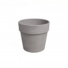 MACETA ANCHA BARRO ANTRACITA
