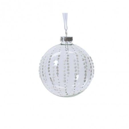 BOLA CRISTAL PUNTOS BLANCOS