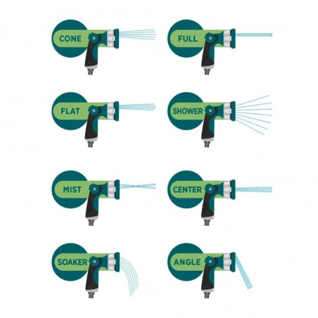 MANGUERA EXTENSIBLE CON PISTOLA VERDECORA