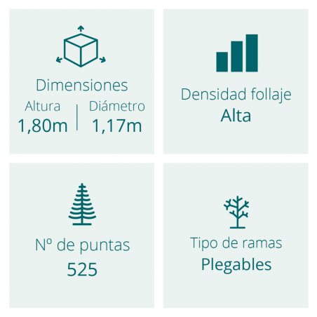 ABETO GREENWOOD ARTIFICIAL 100% RECICLADO