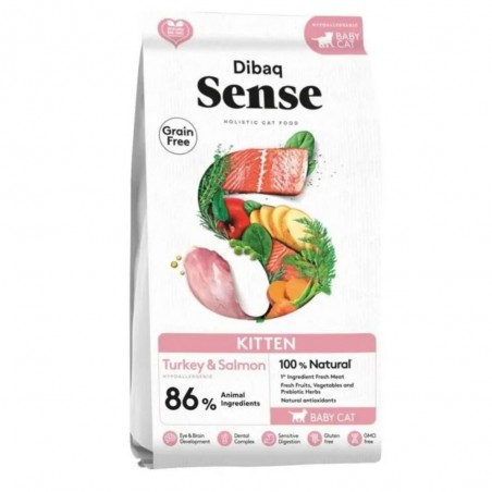PIENSO GATO SENSE KITTEN PAVO Y SALMÓN