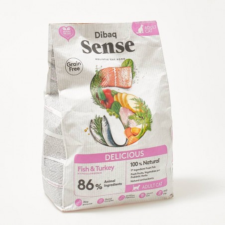 PIENSO GATO SENSE GATO PESCADO Y PAVO