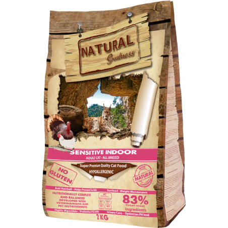 PIENSO GATO NATURAL GREATNESS GATO SENSITIVE INDOOR