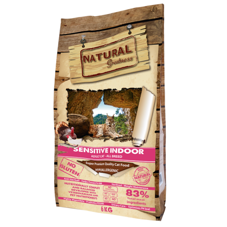 PIENSO GATO NATURAL GREATNESS GATO SENSITIVE INDOOR