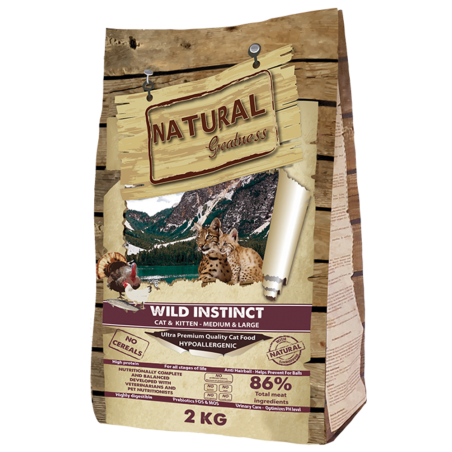 PIENSO GATO NATURAL GREATNESS GATO WILD INSTINCT