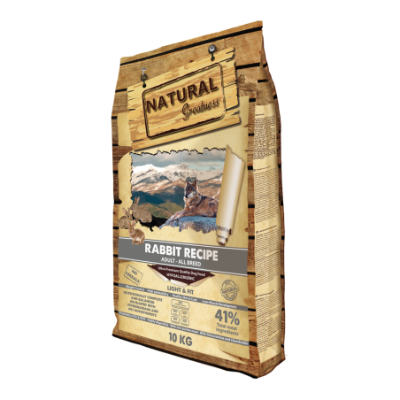 PIENSO PERRO NATURAL GREATNESS LIGHT CONEJO