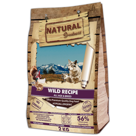 PIENSO PERRO NATURAL GREATNESS RECETA SALVAJE