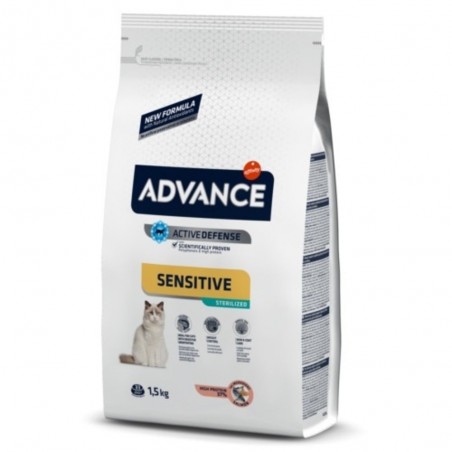 PIENSO GATO ADVANCE GATO STERILIZED SALMÓN  SENSITIVE