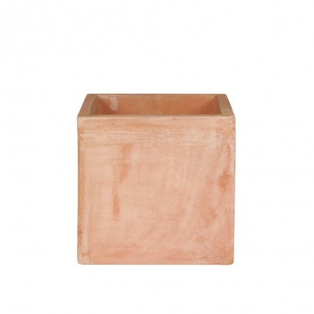 MACETA CUBO DELTA TERRACOTA