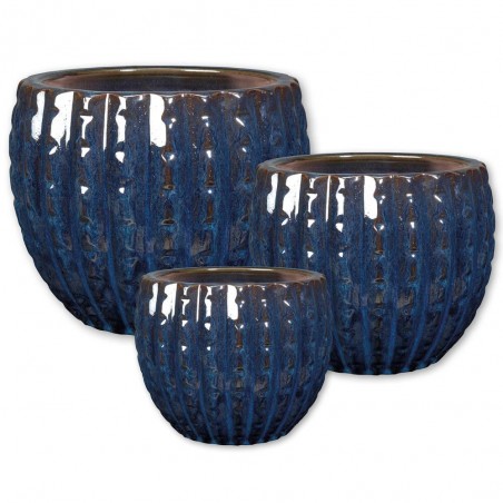 MACETA VASO MAJORELLE MARINO