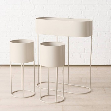 CUBREMACETAS BEIGE AURELA