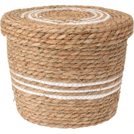 CESTAS CON TAPA MEDITE RAYA BLANCA
