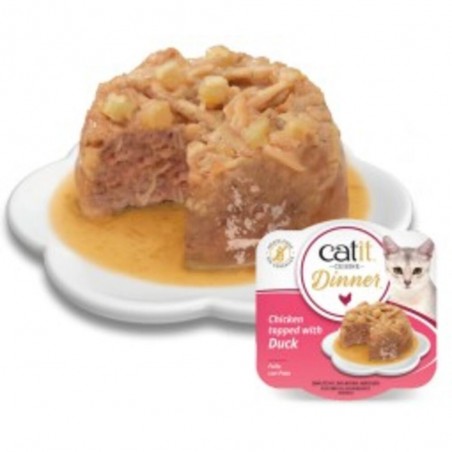 ALIMENTO HÚMEDO CATIT DINNER 75G