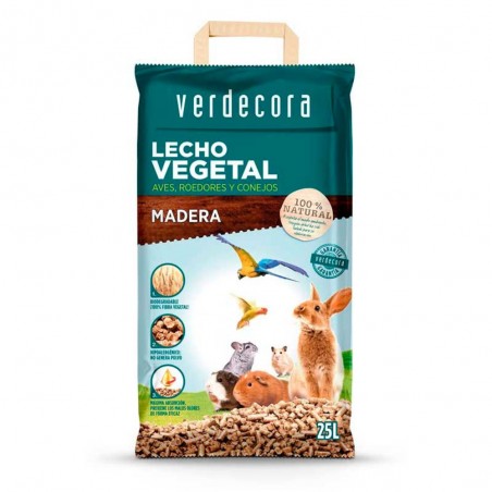 LECHO PARA PAJAROS Y ROEDORES MADERA VERDECORA