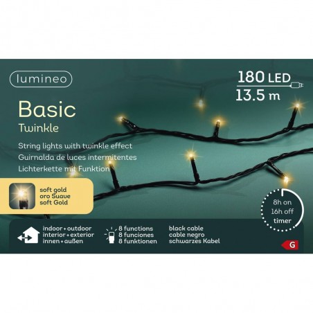 GUIRNALDA ORO SUAVE BASIC LED NAVIDAD