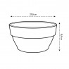 BOWL VIBIA MOSTAZA