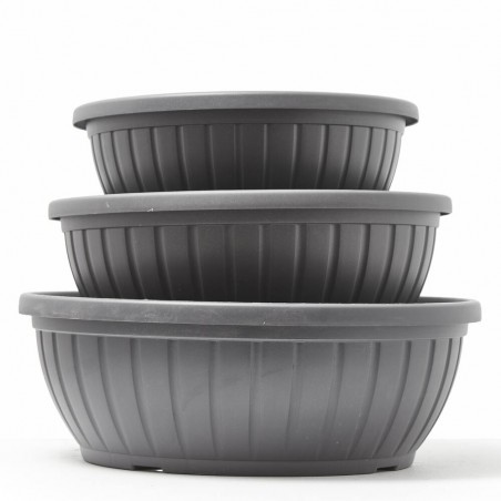 MACETA TARRINA DAY ANTRACITA 