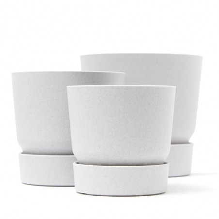 MACETA GREENVILLE ROUND GRANITO