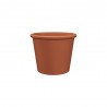 MACETA ANCHA SARAMAGO BARRO ROJO