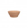 MACETA BOWL BARRO BLANCO