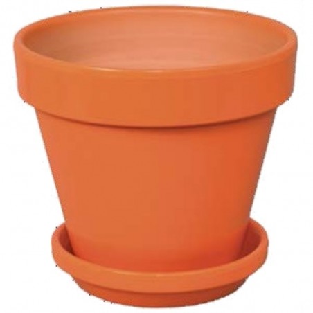 MACETA BARRO MACETA STANDARD NARANJA