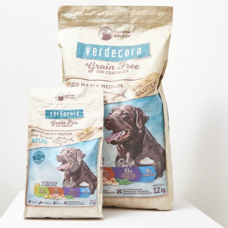 PIENSO GRAIN FREE ADULTO ATÚN VERDECORA