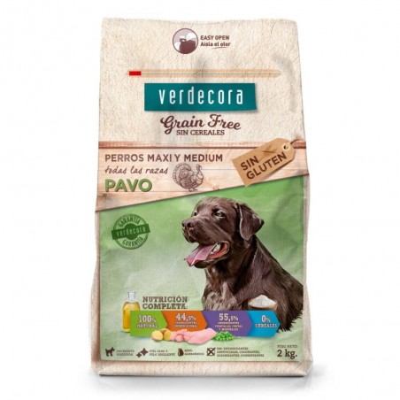 PIENSO PERRO GRAIN FREE ADULTO PAVO VERDECORA